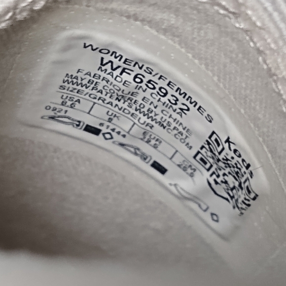 NWOT Keds Women's White Double Decker Wave Glitter Dusted Slip-On Shoes 8.5 - Picture 9 of 9